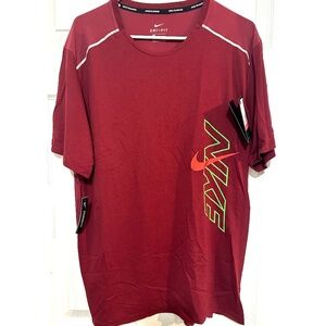 Nike Dri-FIT Breathe Rise 365 Short Sleeve Running Top BV5394-677 Men’s Size L
